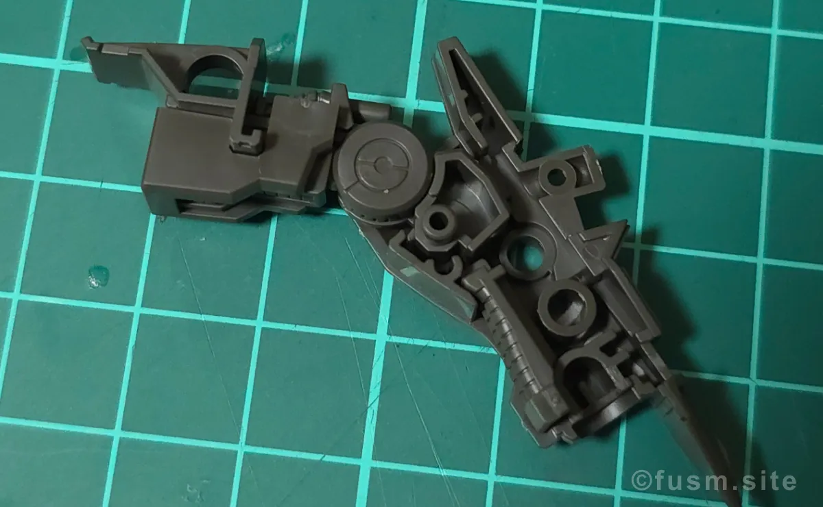 HG ガンダムザガン レビュー パーツ・構造・組み立て 04