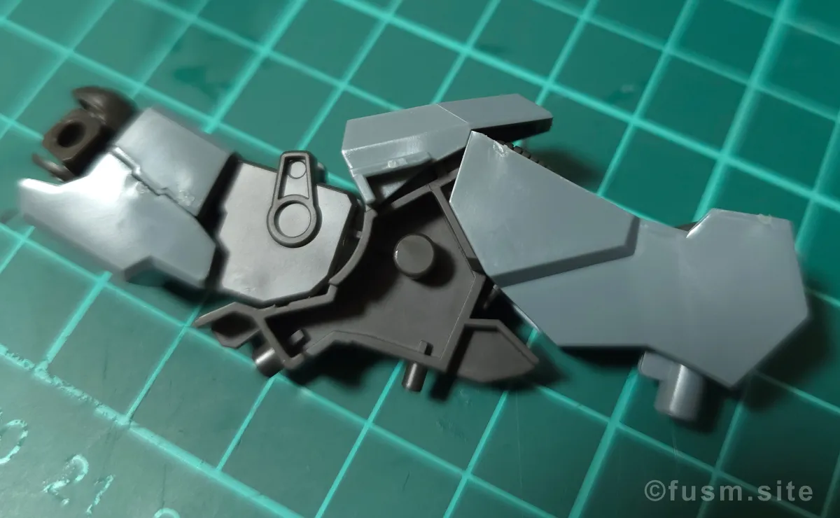 HG ガンダムザガン レビュー パーツ・構造・組み立て 08