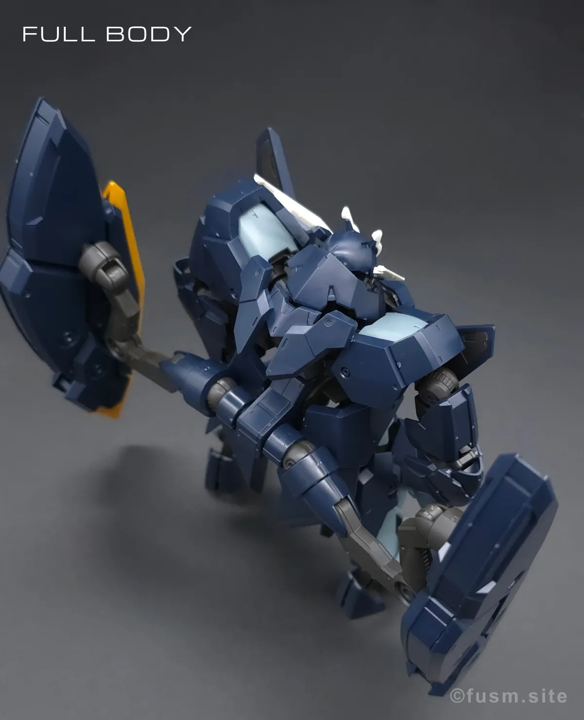 HG ガンダムザガン レビュー 多角的に見た全体の外観・素組み 05