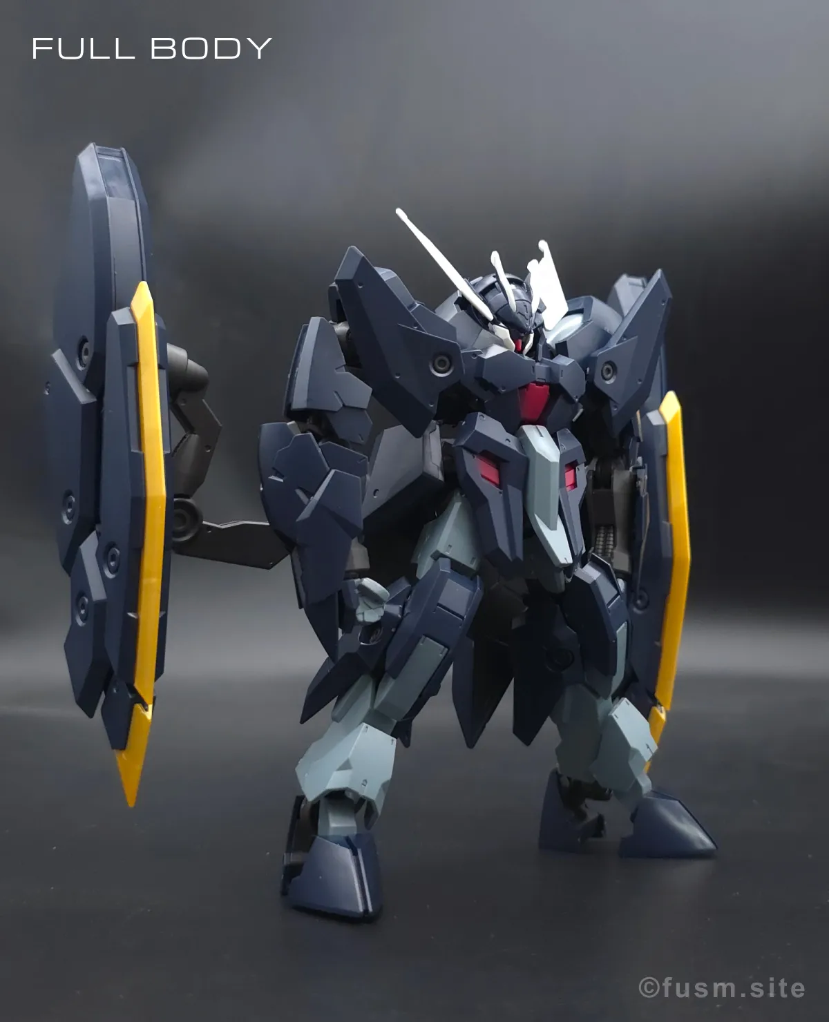 HG ガンダムザガン レビュー 多角的に見た全体の外観・素組み 06