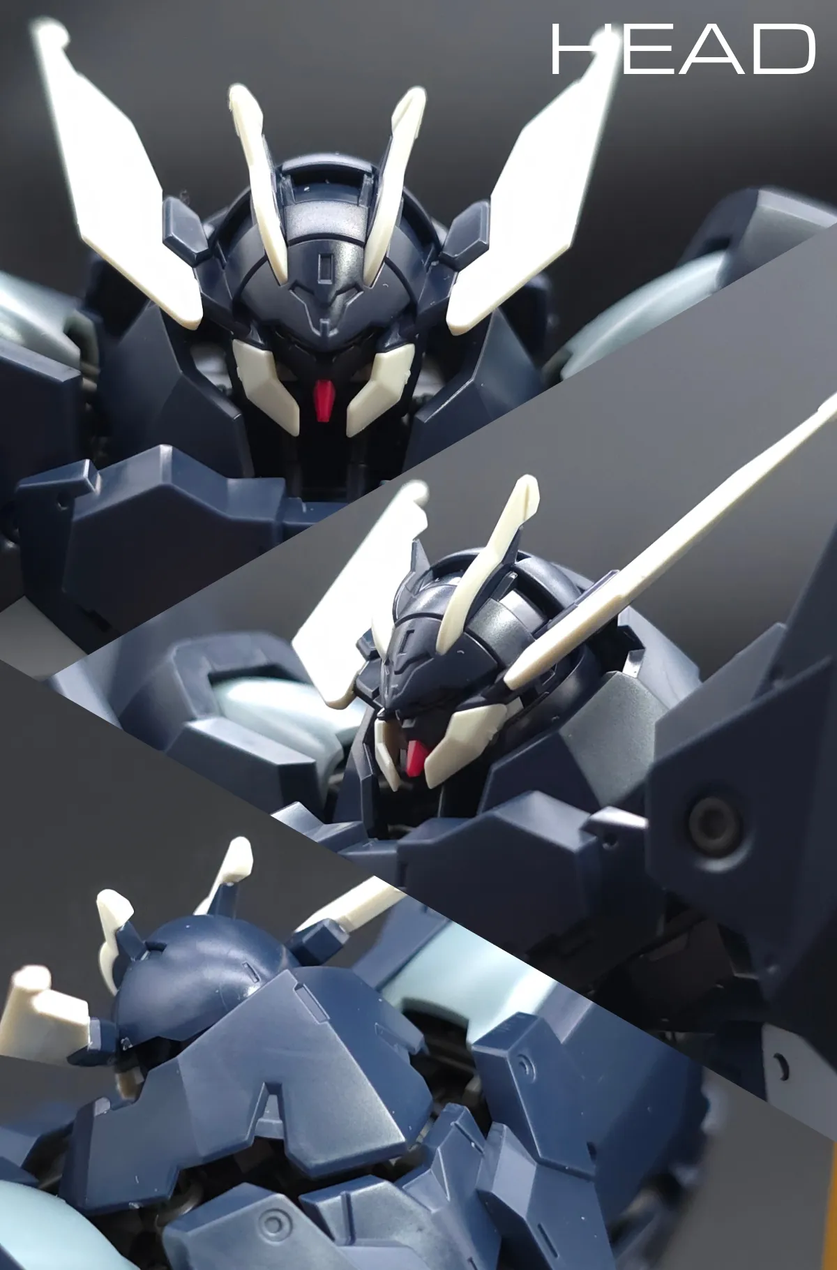HG ガンダムザガン レビュー 頭部ディテール 01