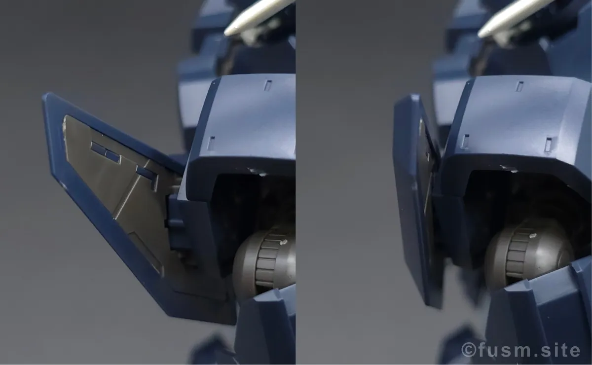 HG ガンダムザガン レビュー 肩ディテール 可動域 01