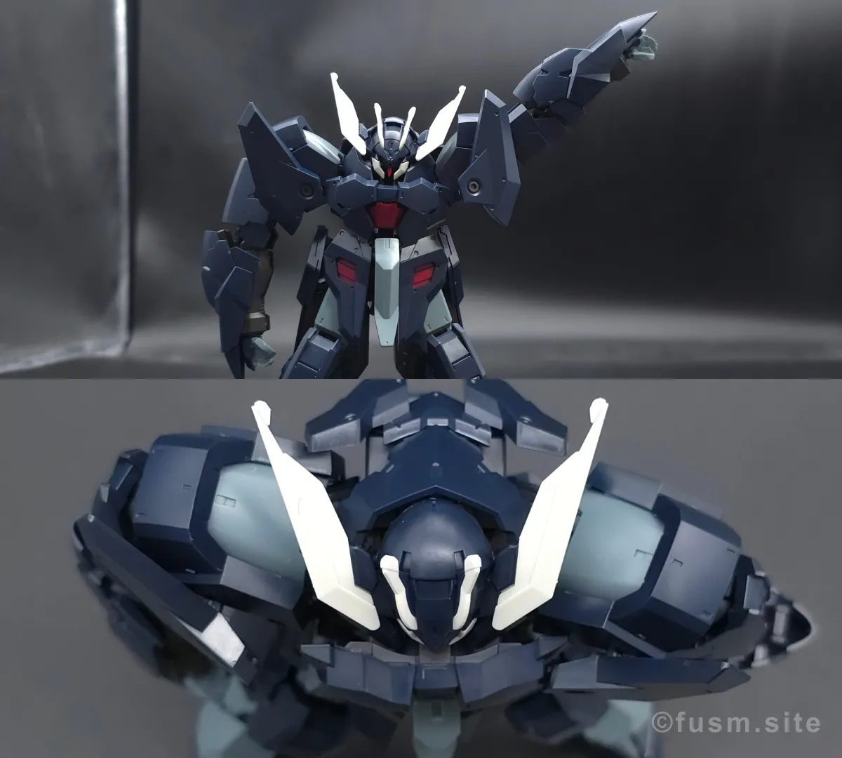 HG ガンダムザガン レビュー 肩ディテール 可動域 02