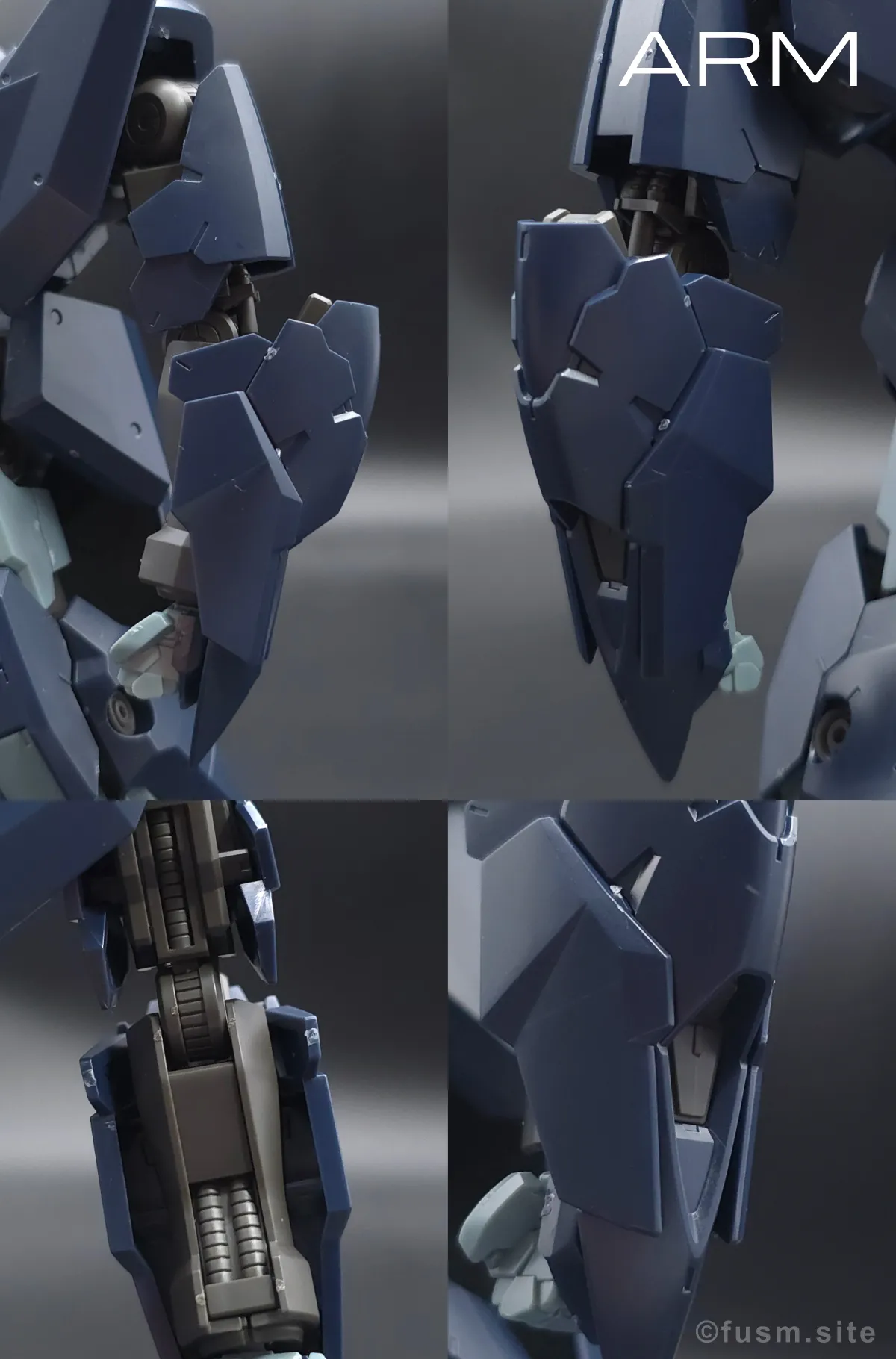 HG ガンダムザガン レビュー 腕部ディテール 01