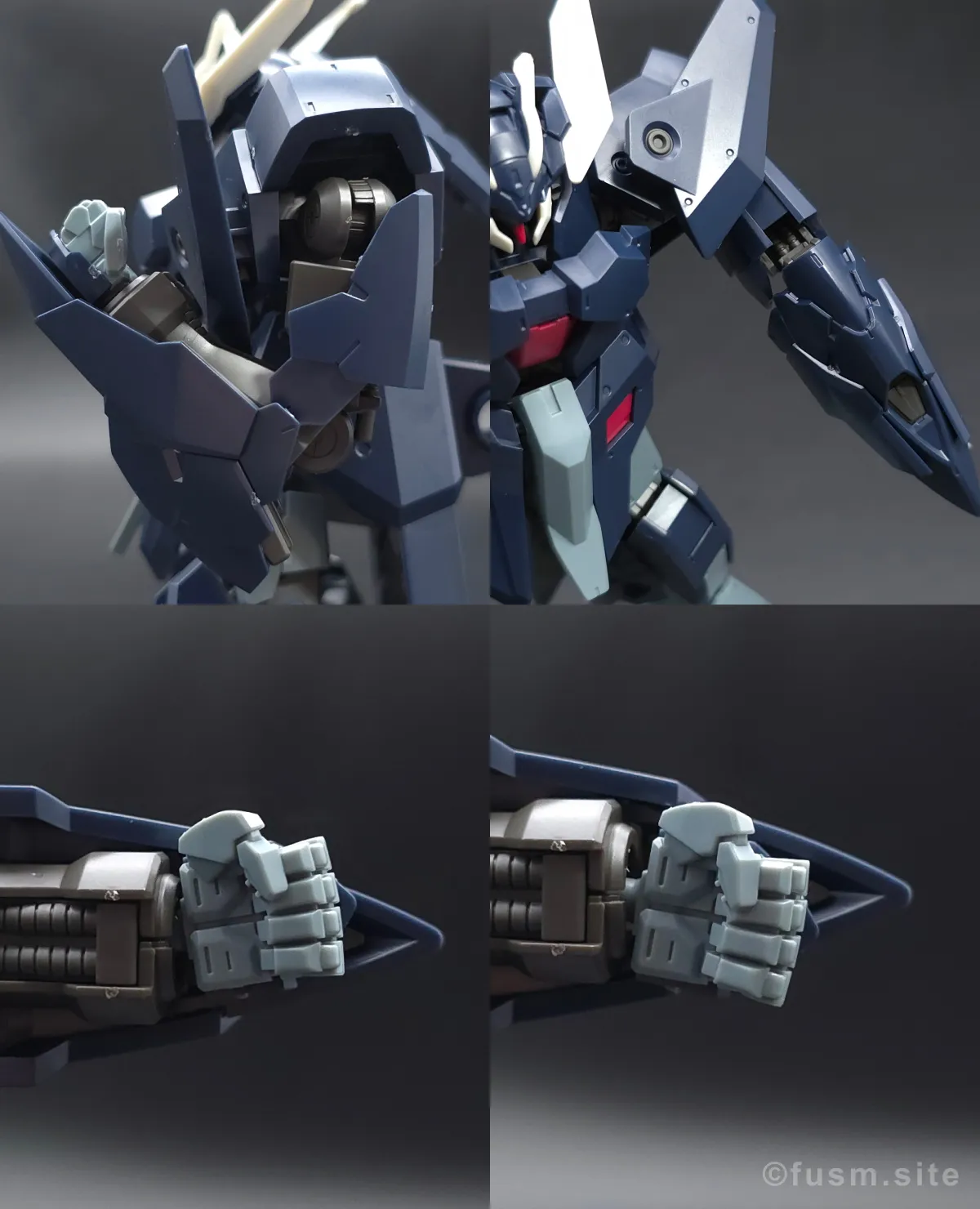 HG ガンダムザガン レビュー 腕部ディテール 可動域 01