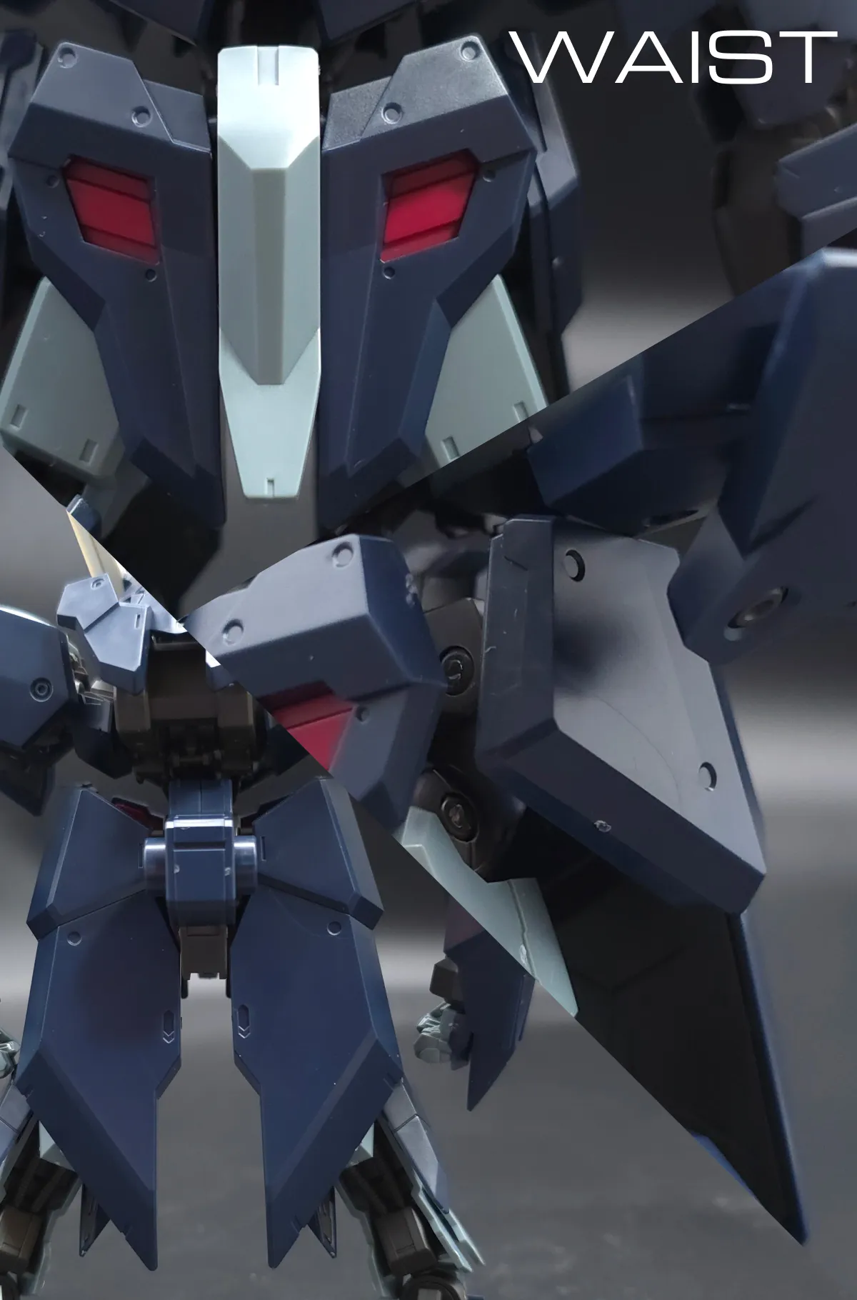 HG ガンダムザガン レビュー 胴体ディテール 03