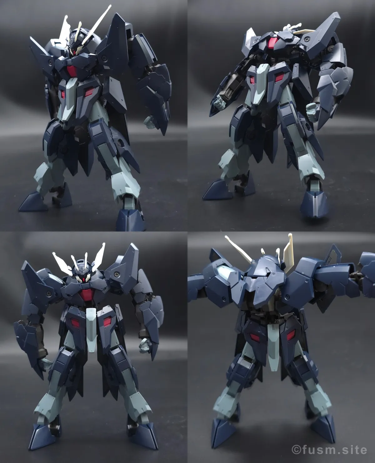 HG ガンダムザガン レビュー 胴体ディテール 可動域 03