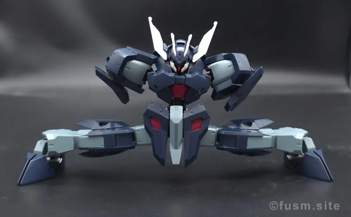 HG ガンダムザガン レビュー 脚部ディテール 可動域 02