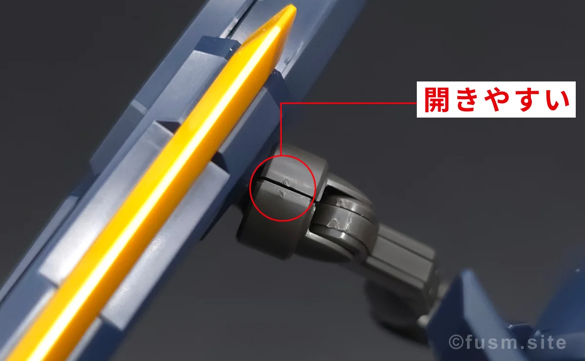 HG ガンダムザガン レビュー バックパックレビュー 可動域 05