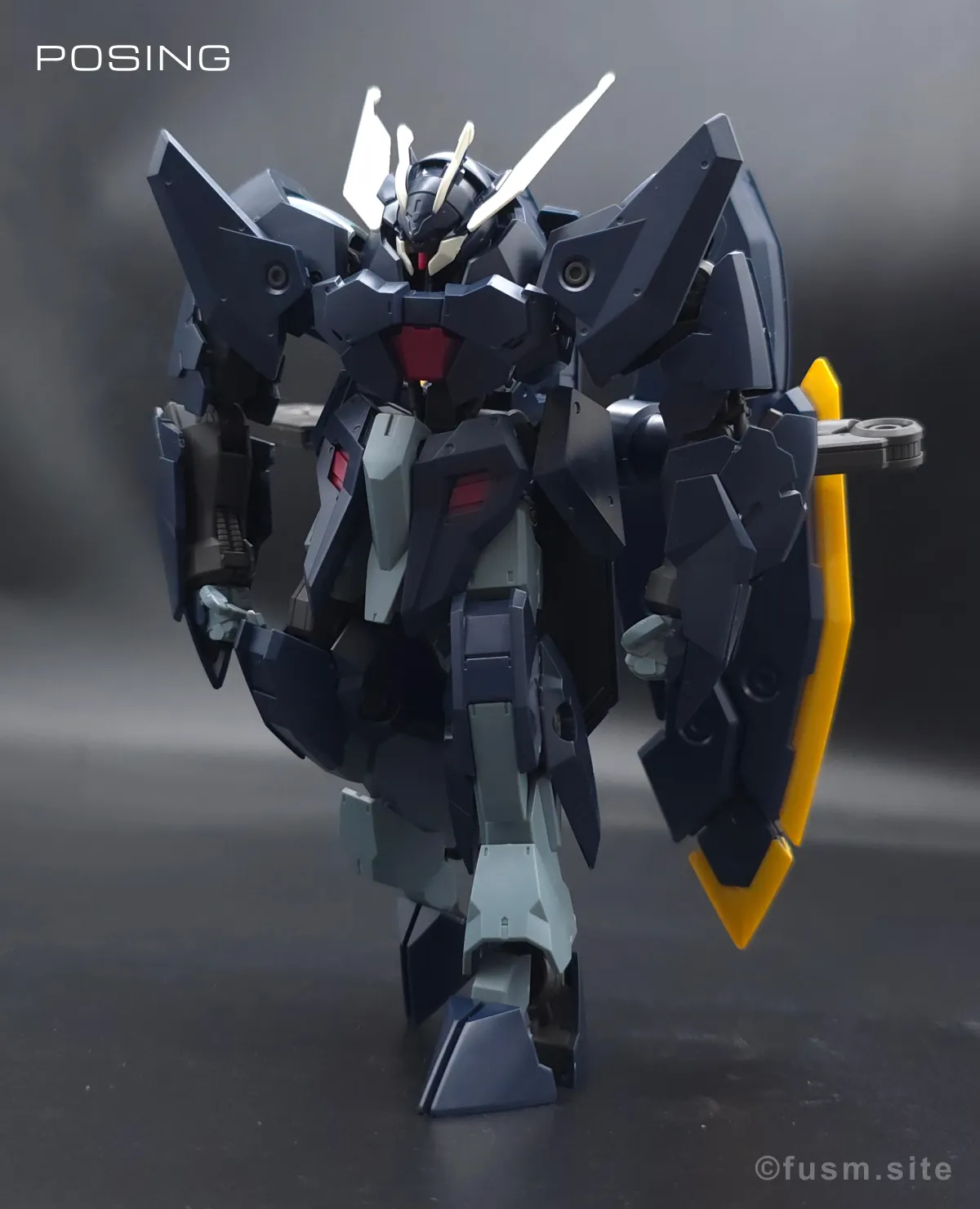 HG ガンダムザガン レビュー ポージング 01