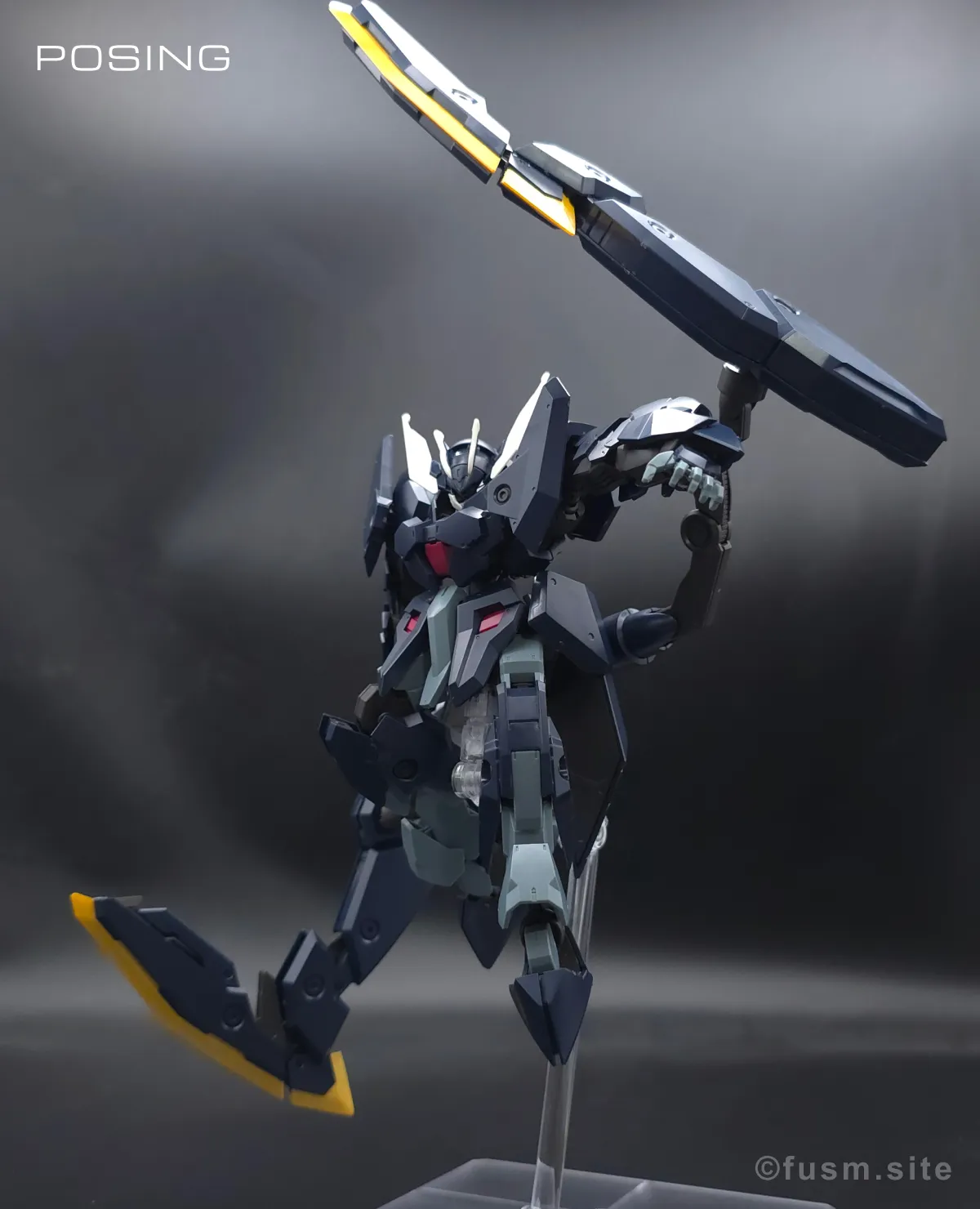 HG ガンダムザガン レビュー ポージング 18