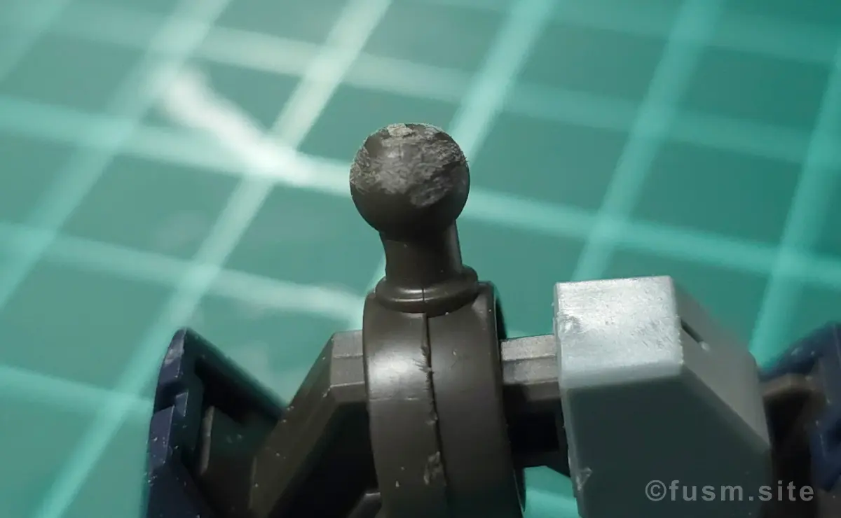HG ガンダムザガン レビュー 耐久力が弱い箇所 07