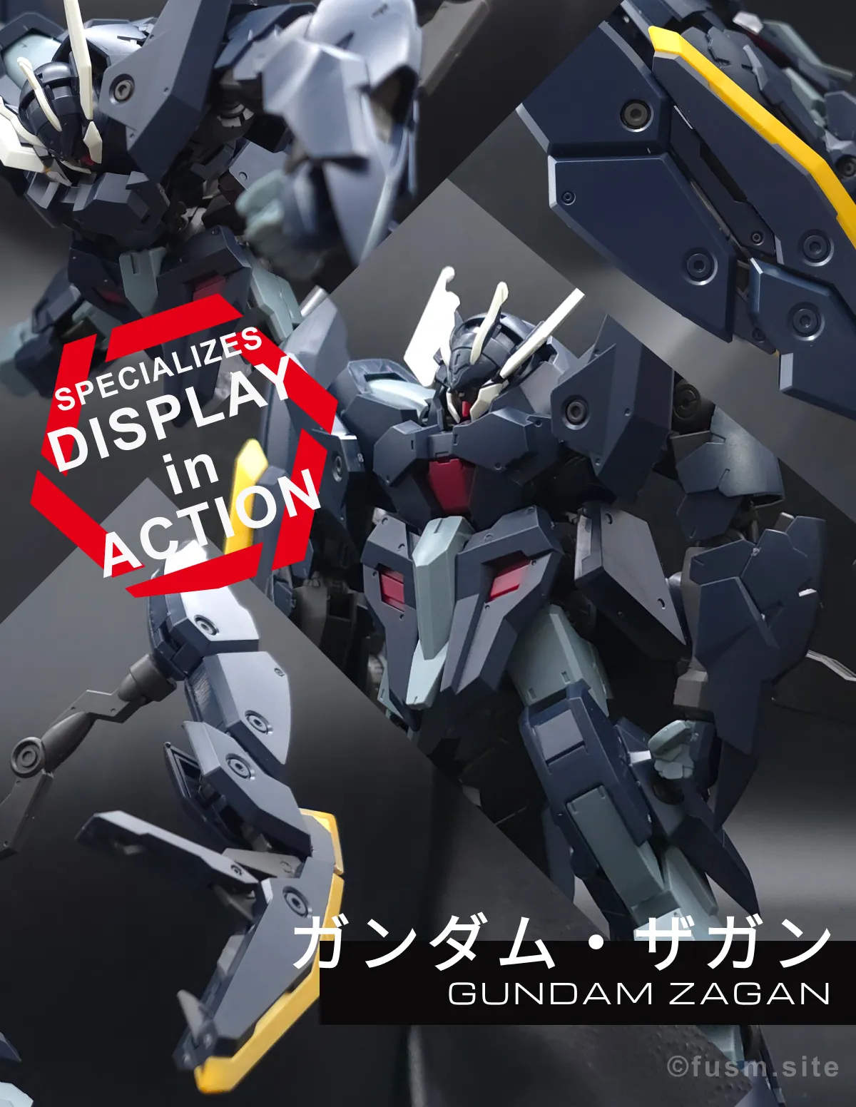 HG ガンダムザガン レビュー コラージュ 01