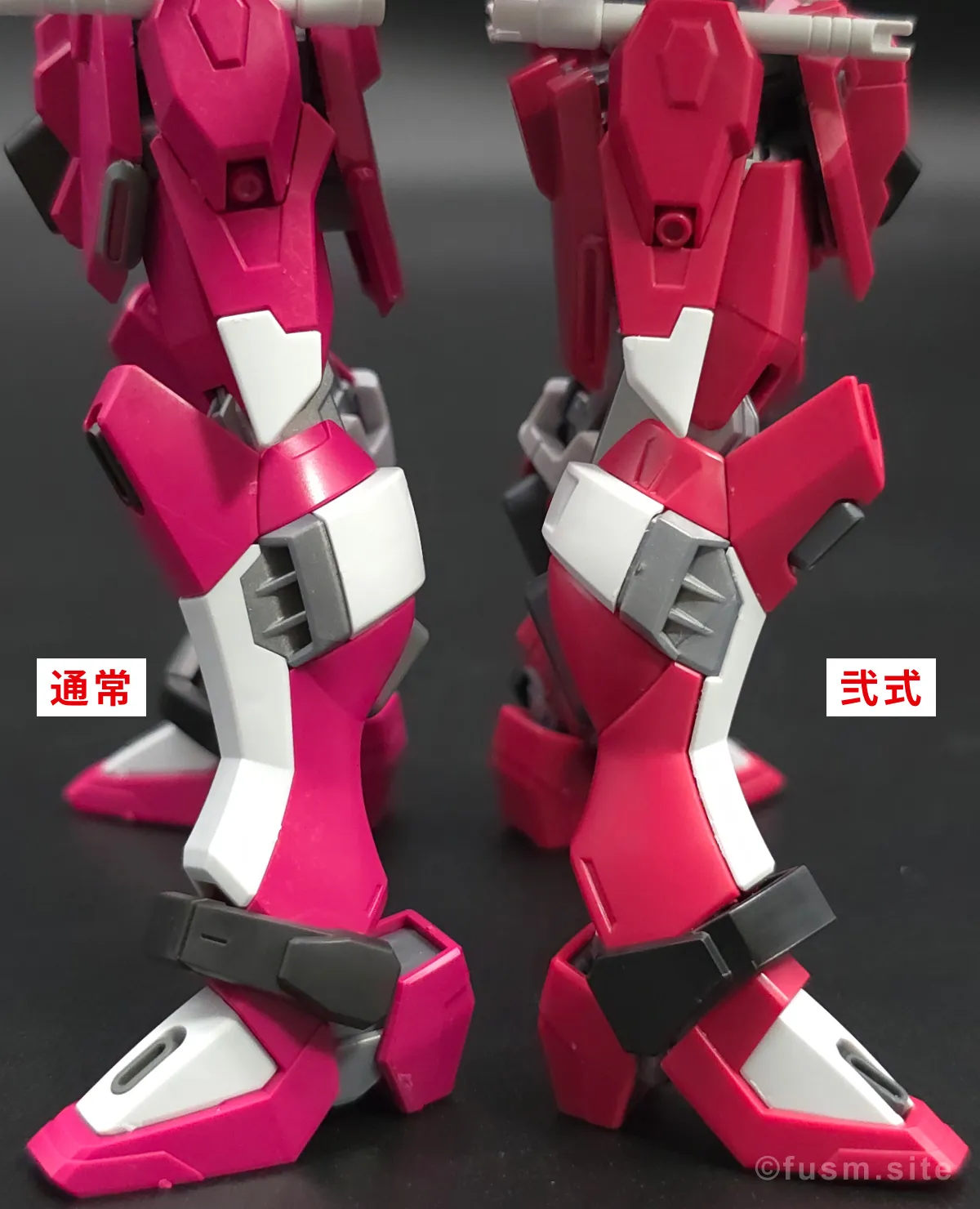 HGCE インフィニットジャスティスと弐式を比較！違いは？ 比較 16