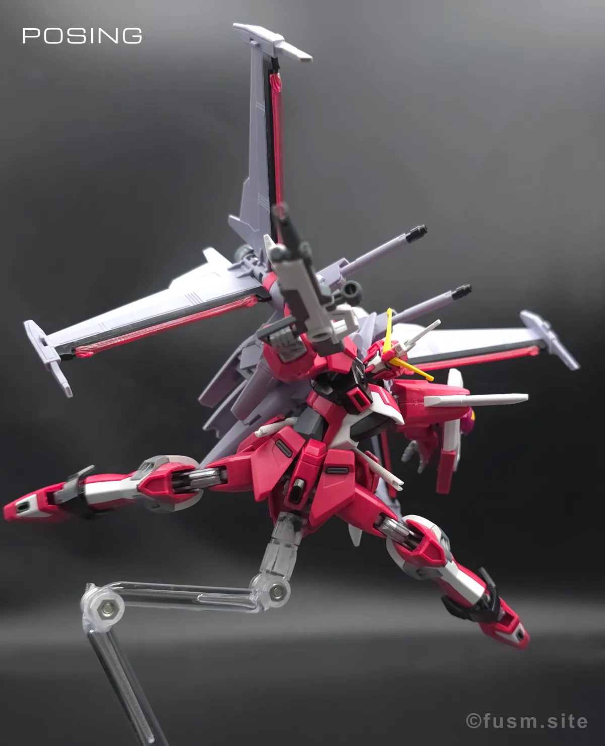 HG インフィニットジャスティスガンダム弐式 レビュー ポージング 01