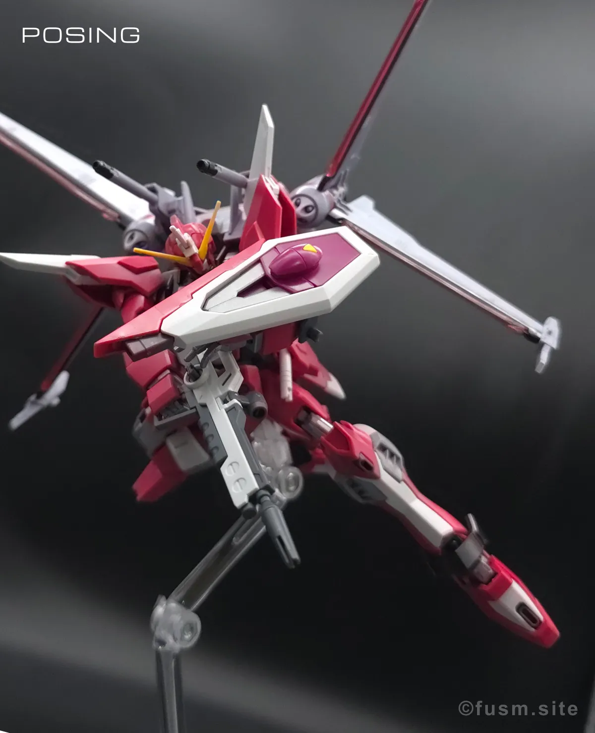 HG インフィニットジャスティスガンダム弐式 レビュー ポージング 04