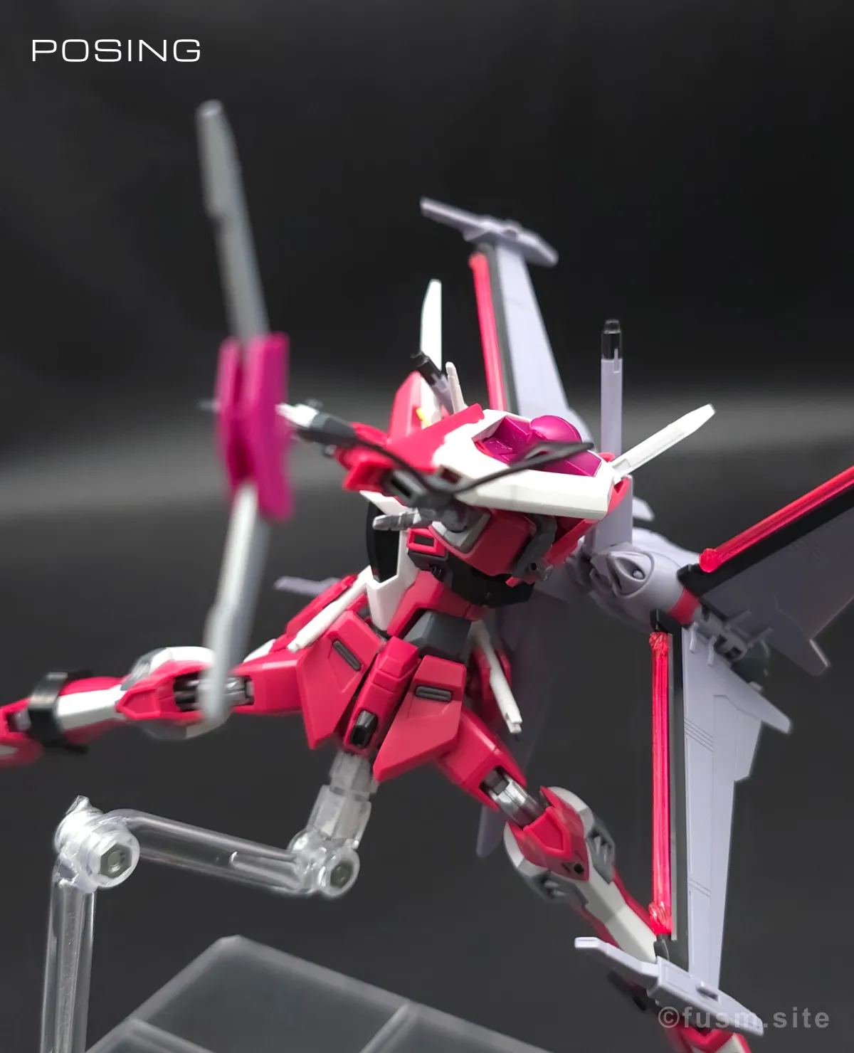 HG インフィニットジャスティスガンダム弐式 レビュー ポージング 05