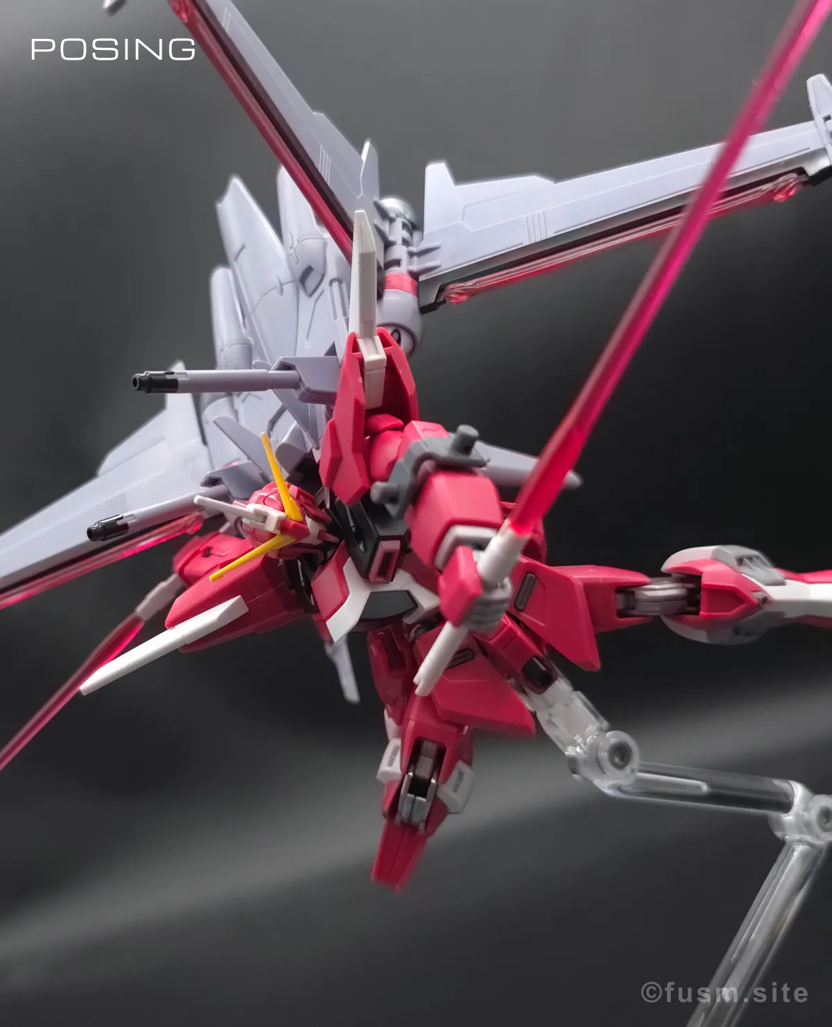 HG インフィニットジャスティスガンダム弐式 レビュー ポージング 10