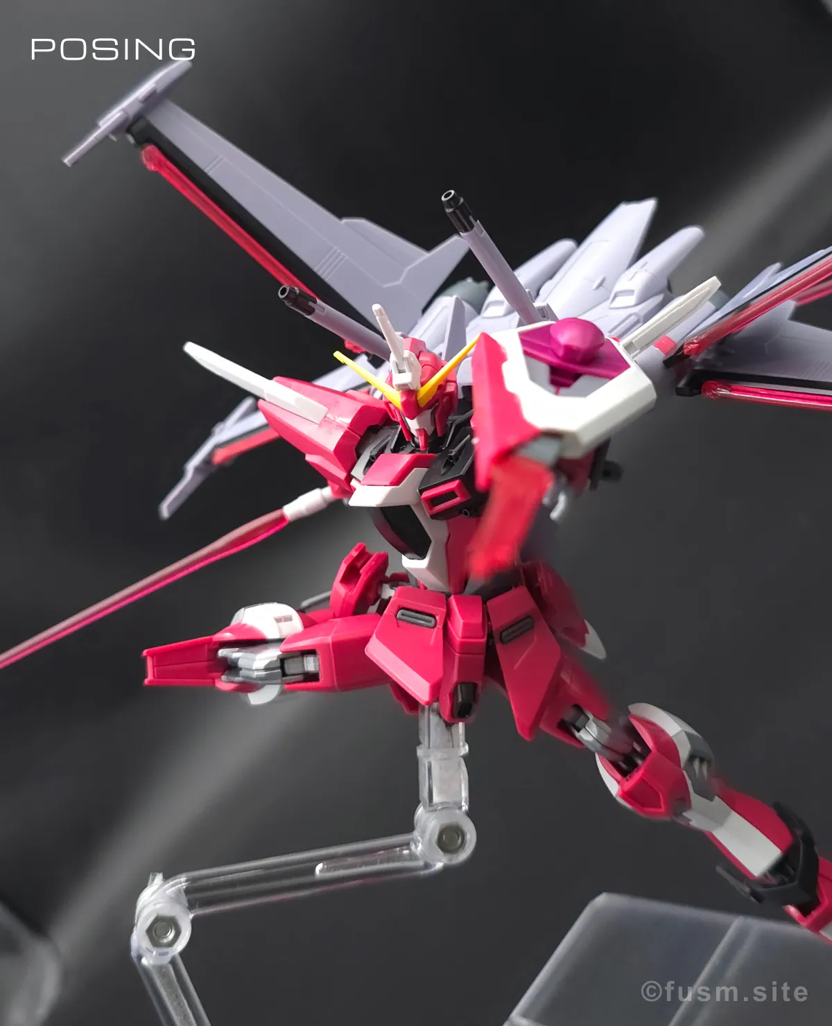 HG インフィニットジャスティスガンダム弐式 レビュー ポージング 12