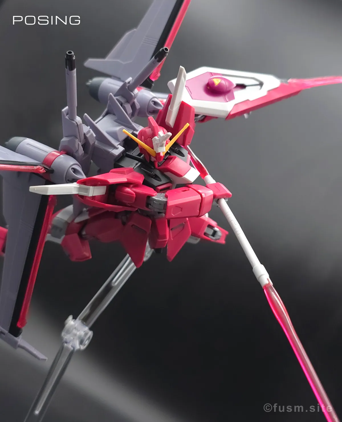 HG インフィニットジャスティスガンダム弐式 レビュー ポージング 13