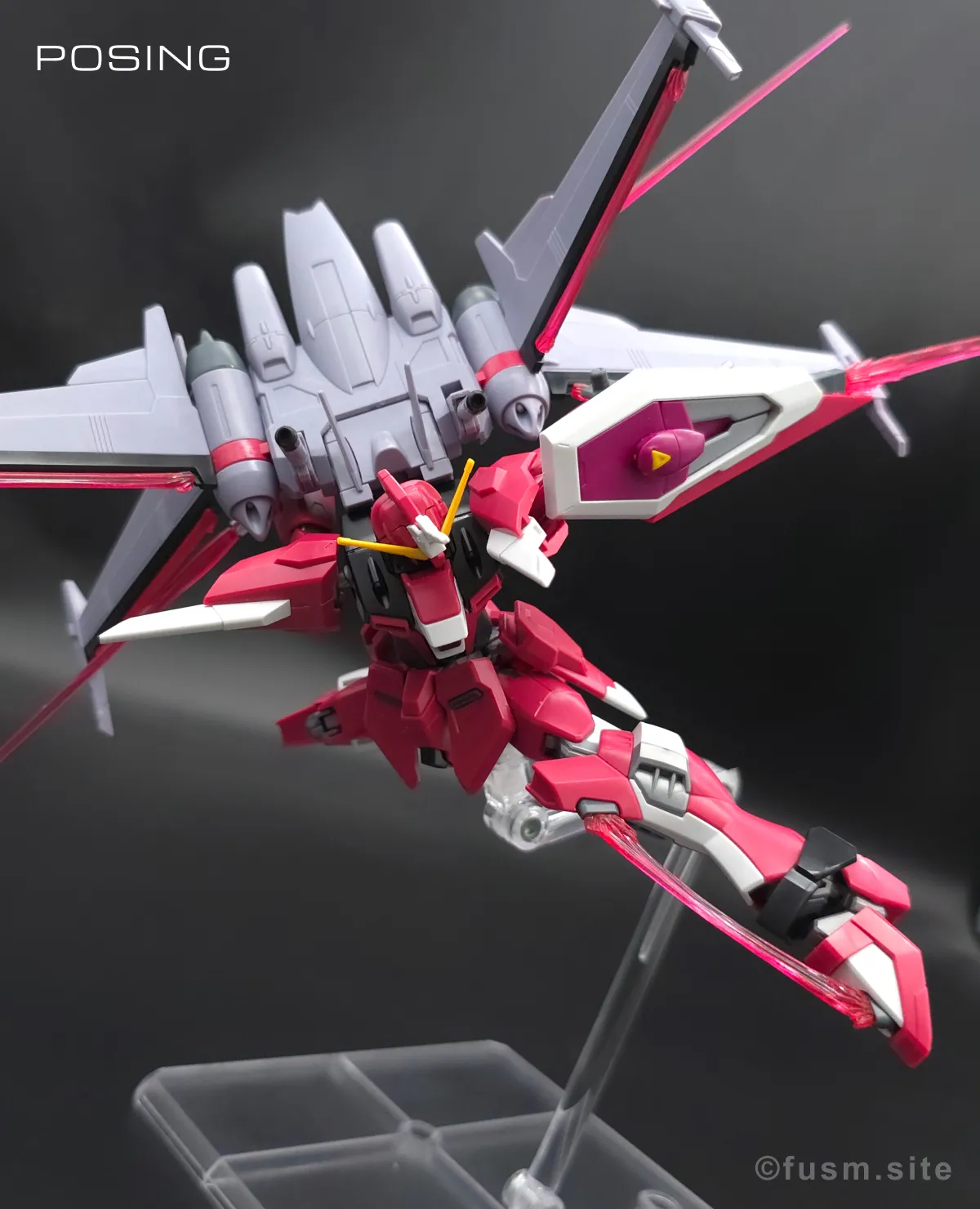 HG インフィニットジャスティスガンダム弐式 レビュー ポージング 14