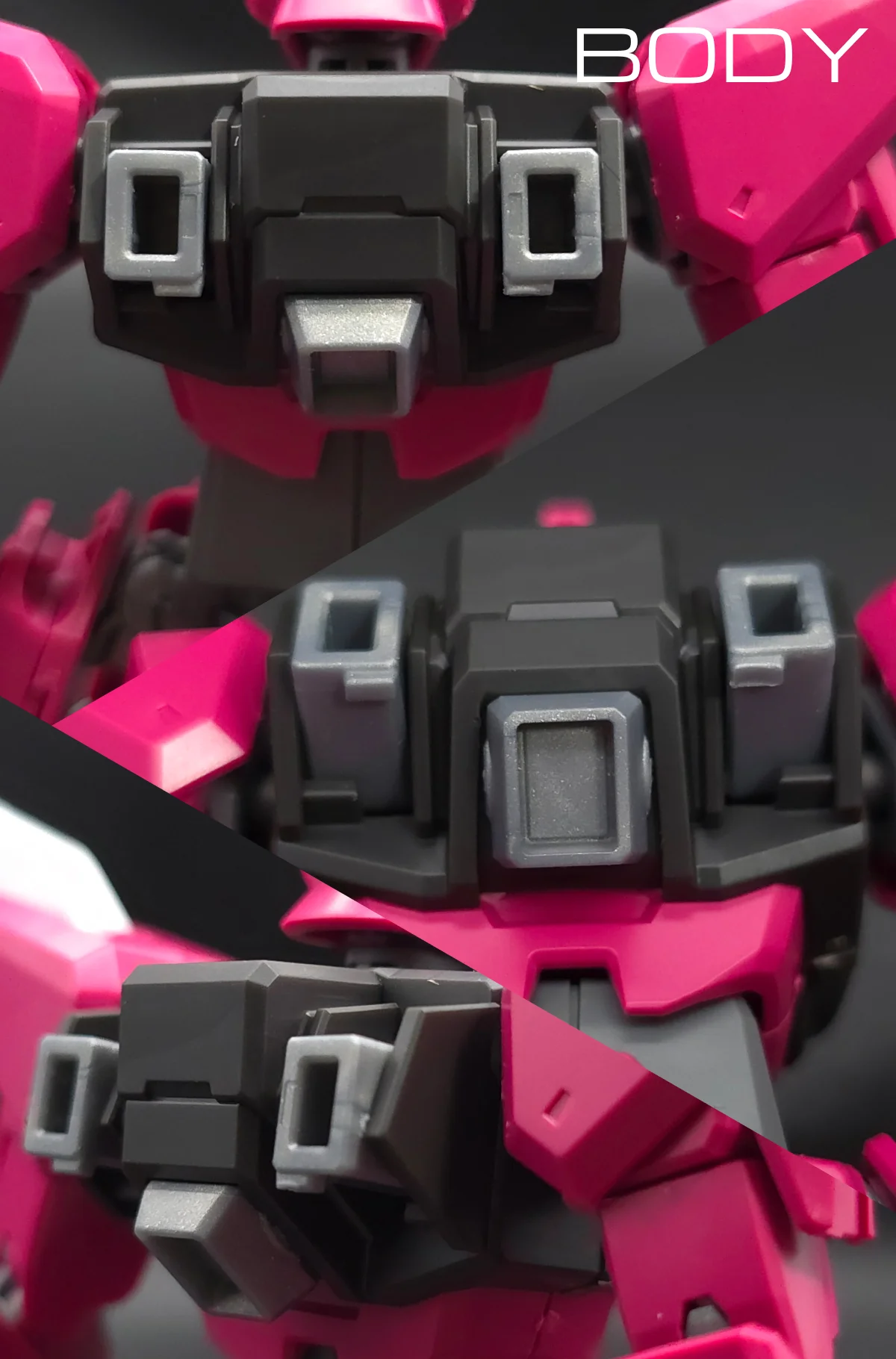 【傑作】HGCE インフィニットジャスティスガンダム レビュー 胴体ディテール 02