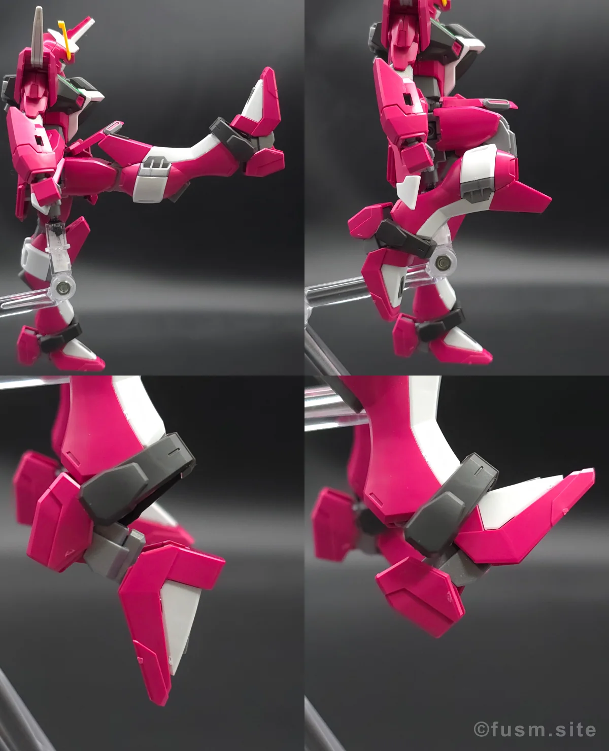 【傑作】HGCE インフィニットジャスティスガンダム レビュー 脚部ディテール 可動域 03