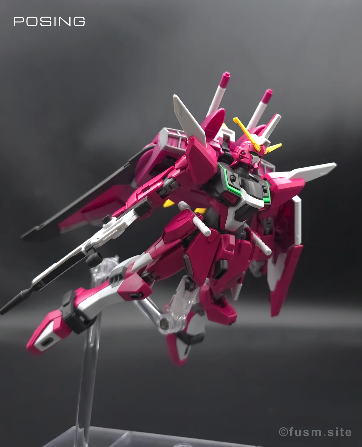 【傑作】HGCE インフィニットジャスティスガンダム レビュー ポージング 01