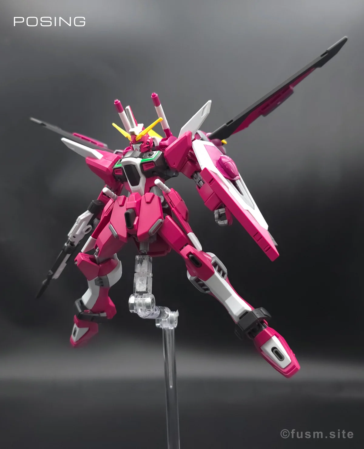 【傑作】HGCE インフィニットジャスティスガンダム レビュー ポージング 03