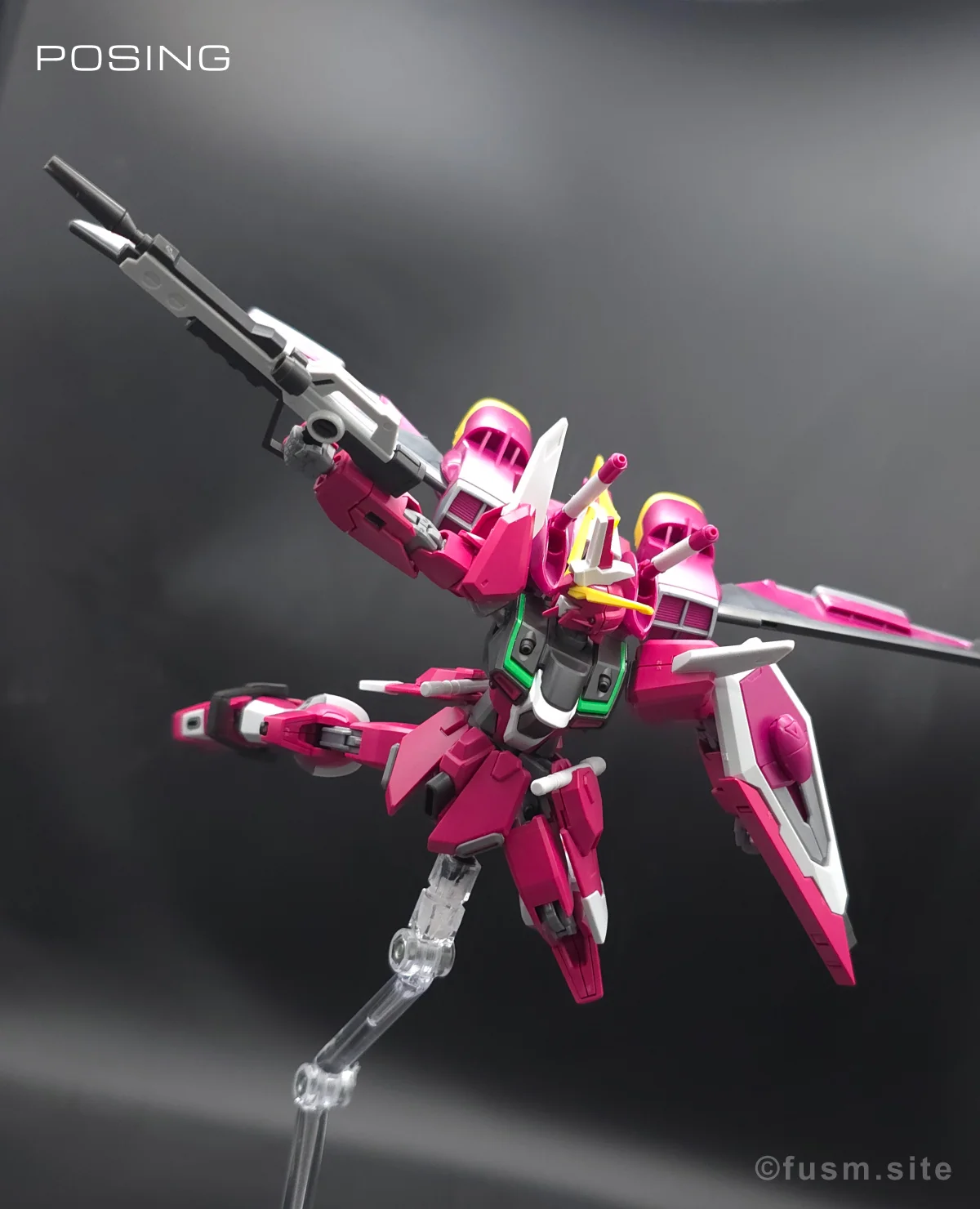 【傑作】HGCE インフィニットジャスティスガンダム レビュー ポージング 05