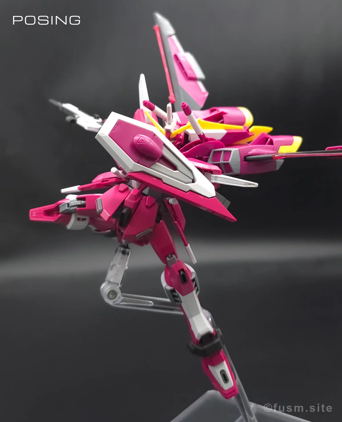 【傑作】HGCE インフィニットジャスティスガンダム レビュー ポージング 07