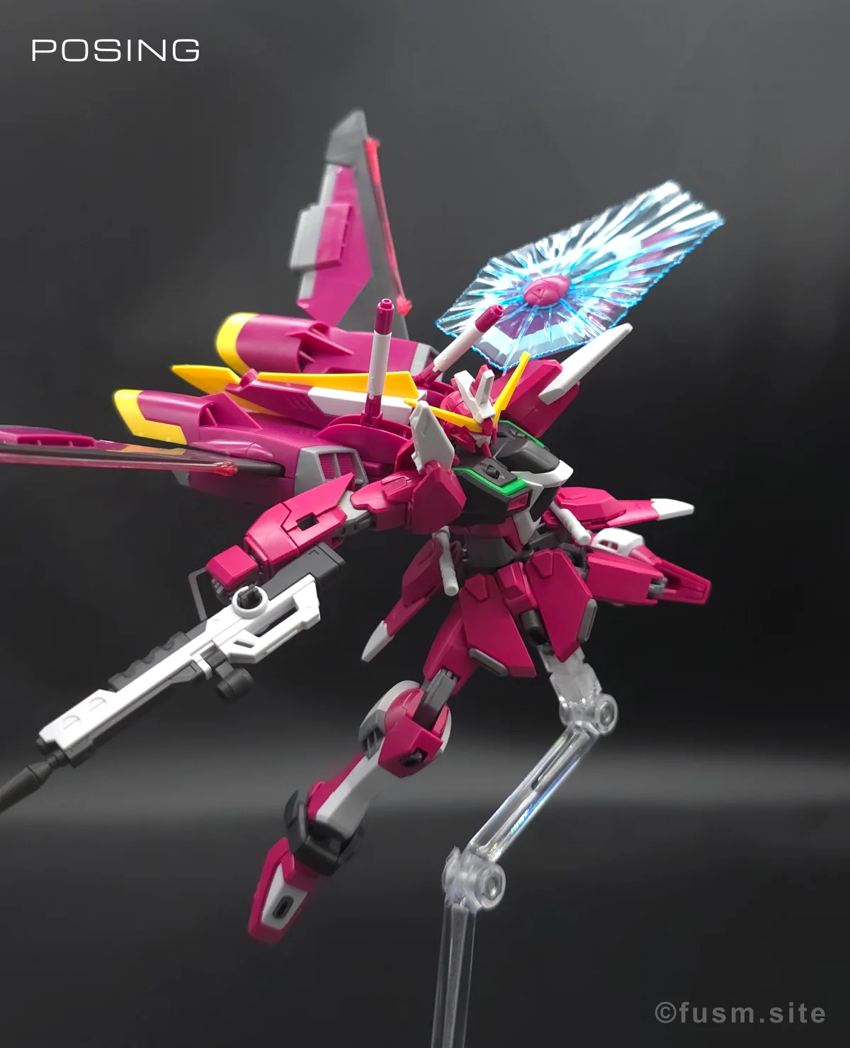 【傑作】HGCE インフィニットジャスティスガンダム レビュー ポージング 08