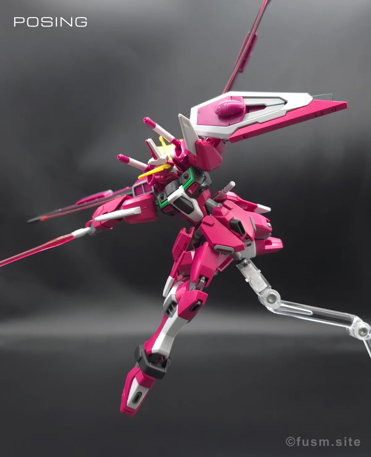 【傑作】HGCE インフィニットジャスティスガンダム レビュー ポージング 10