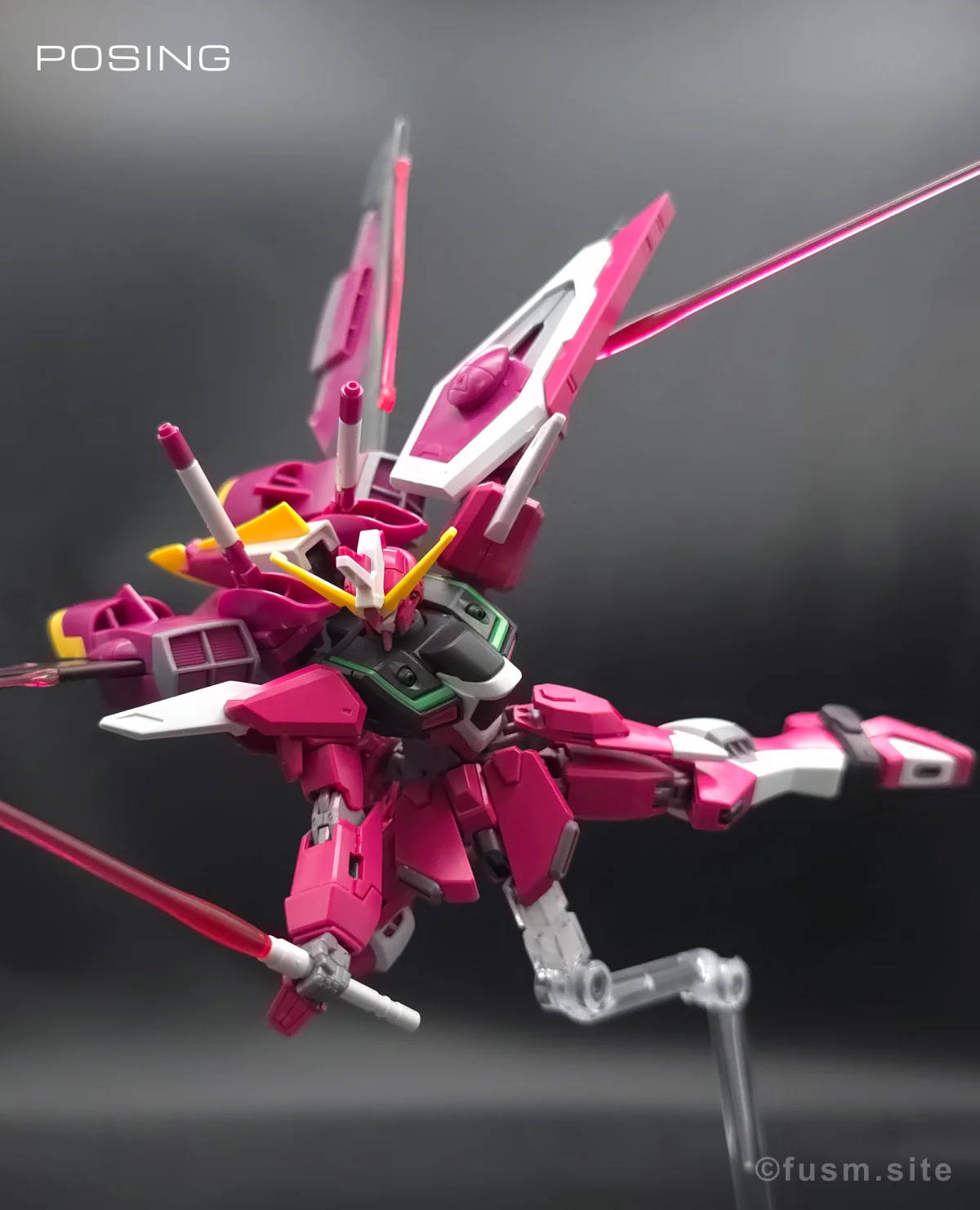 【傑作】HGCE インフィニットジャスティスガンダム レビュー ポージング 12