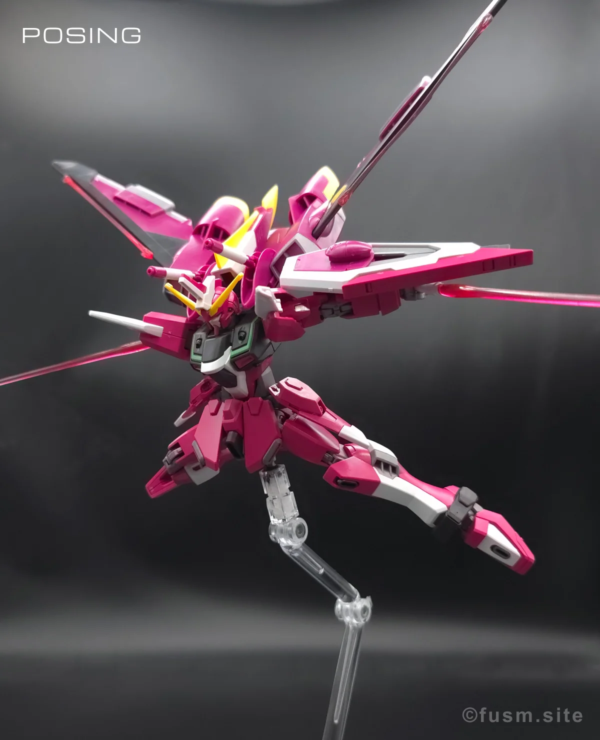 【傑作】HGCE インフィニットジャスティスガンダム レビュー ポージング 13