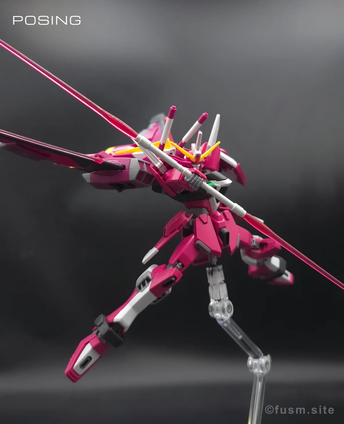 【傑作】HGCE インフィニットジャスティスガンダム レビュー ポージング 15