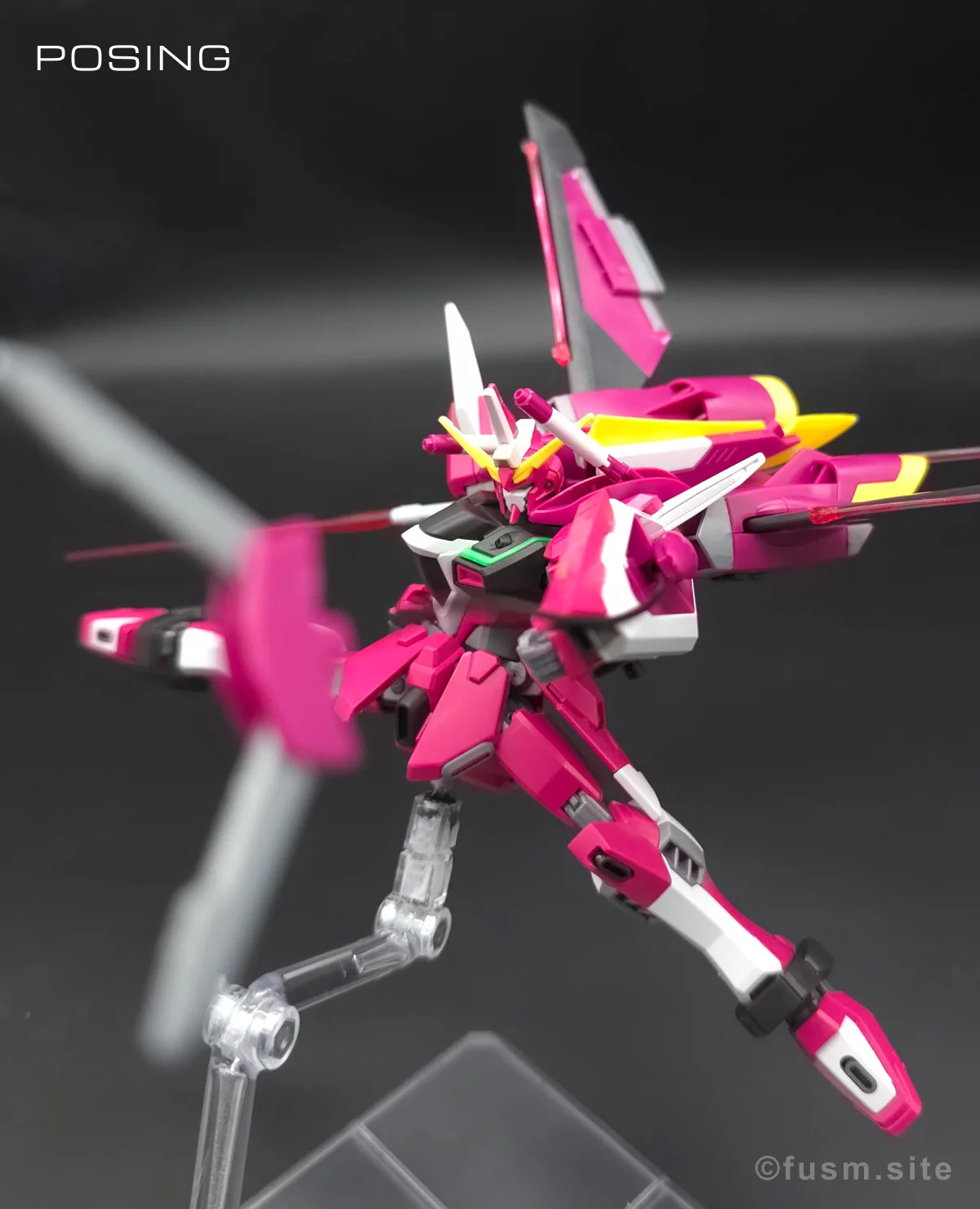 【傑作】HGCE インフィニットジャスティスガンダム レビュー ポージング 18