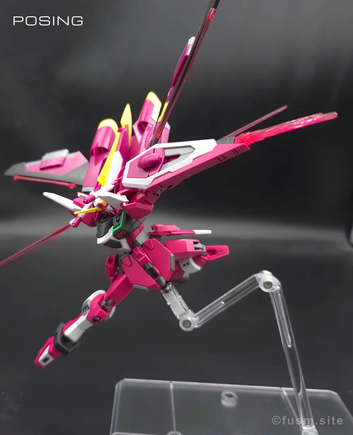 【傑作】HGCE インフィニットジャスティスガンダム レビュー ポージング 19