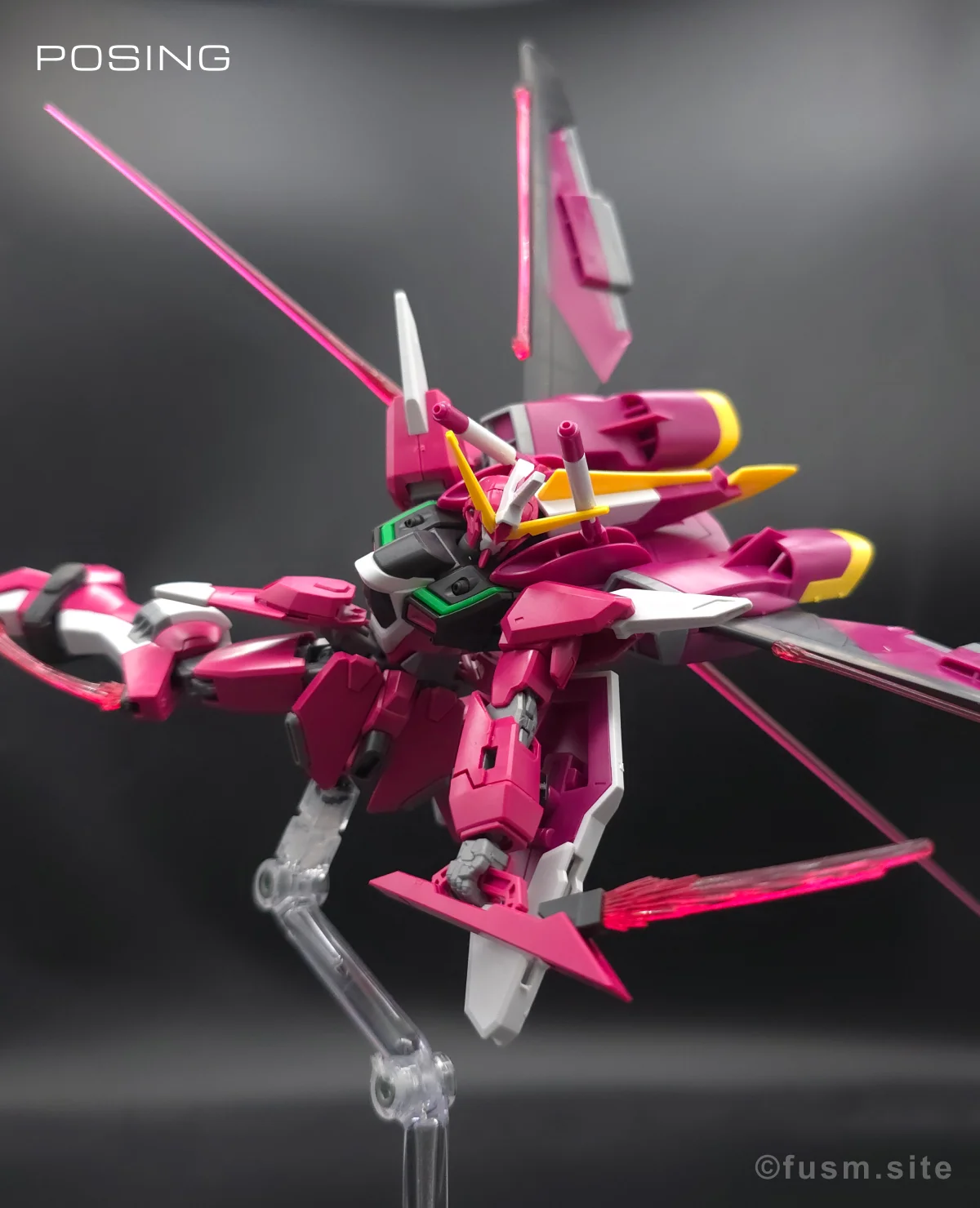 【傑作】HGCE インフィニットジャスティスガンダム レビュー ポージング 25