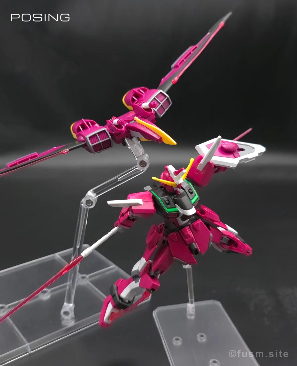 【傑作】HGCE インフィニットジャスティスガンダム レビュー ポージング 28