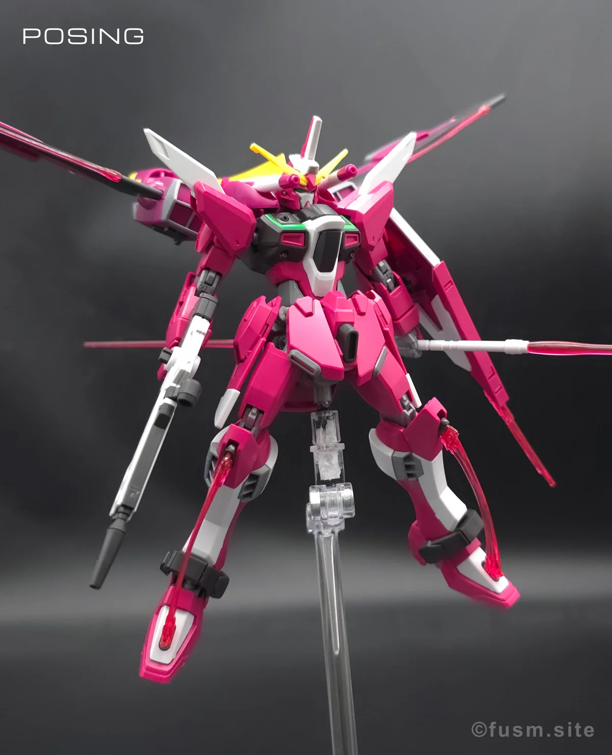 【傑作】HGCE インフィニットジャスティスガンダム レビュー ポージング 34