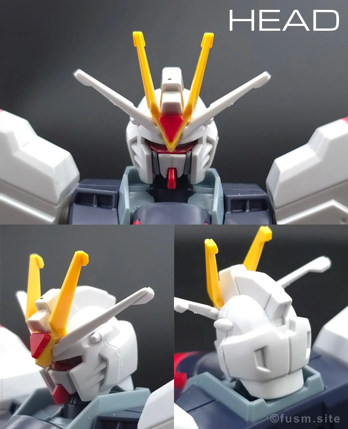 HGCE ストライクフリーダムガンダム レビュー 頭部ディテール 01