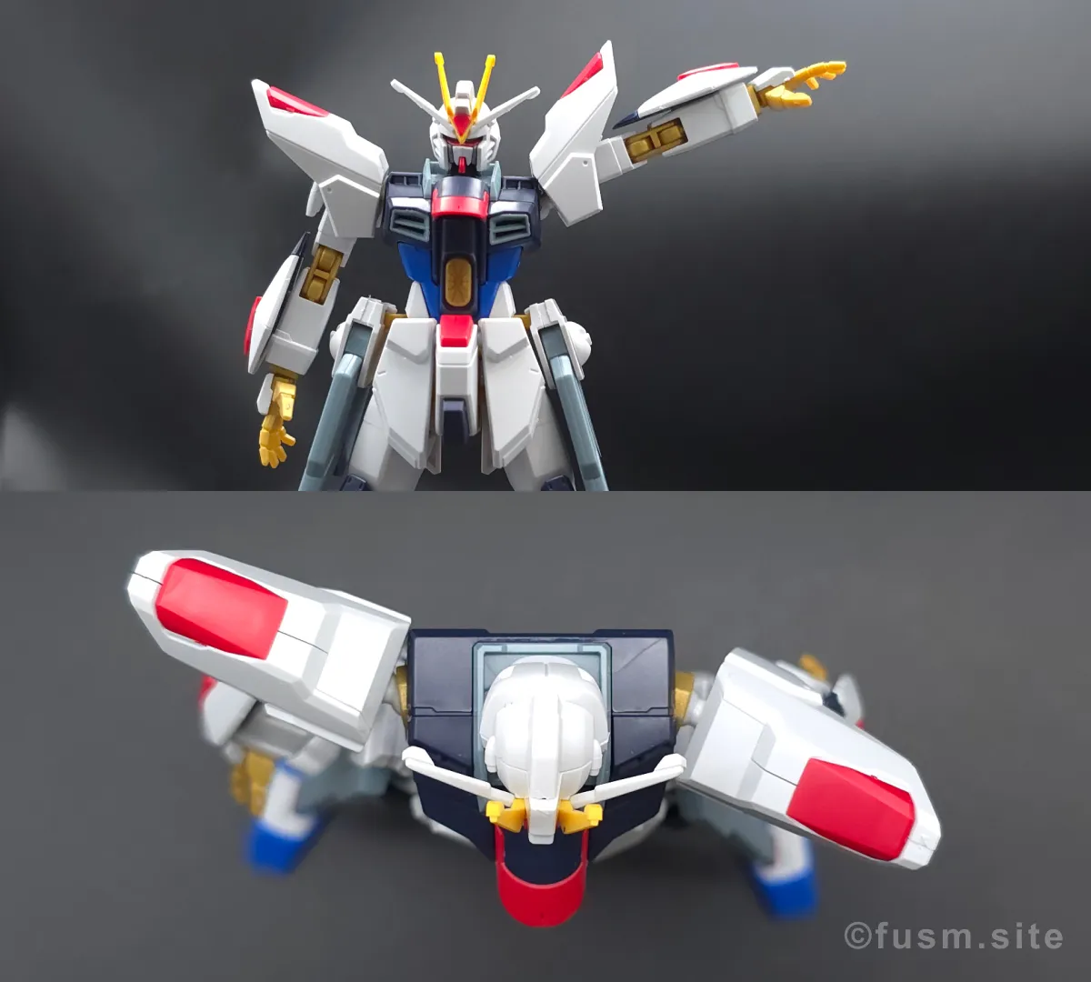 HGCE ストライクフリーダムガンダム レビュー 肩ディテール 可動域 01
