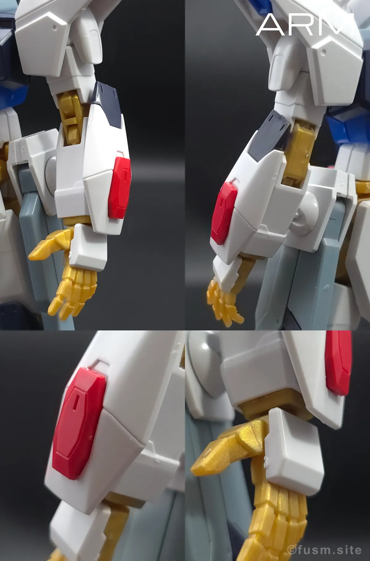 HGCE ストライクフリーダムガンダム レビュー 腕部ディテール 01