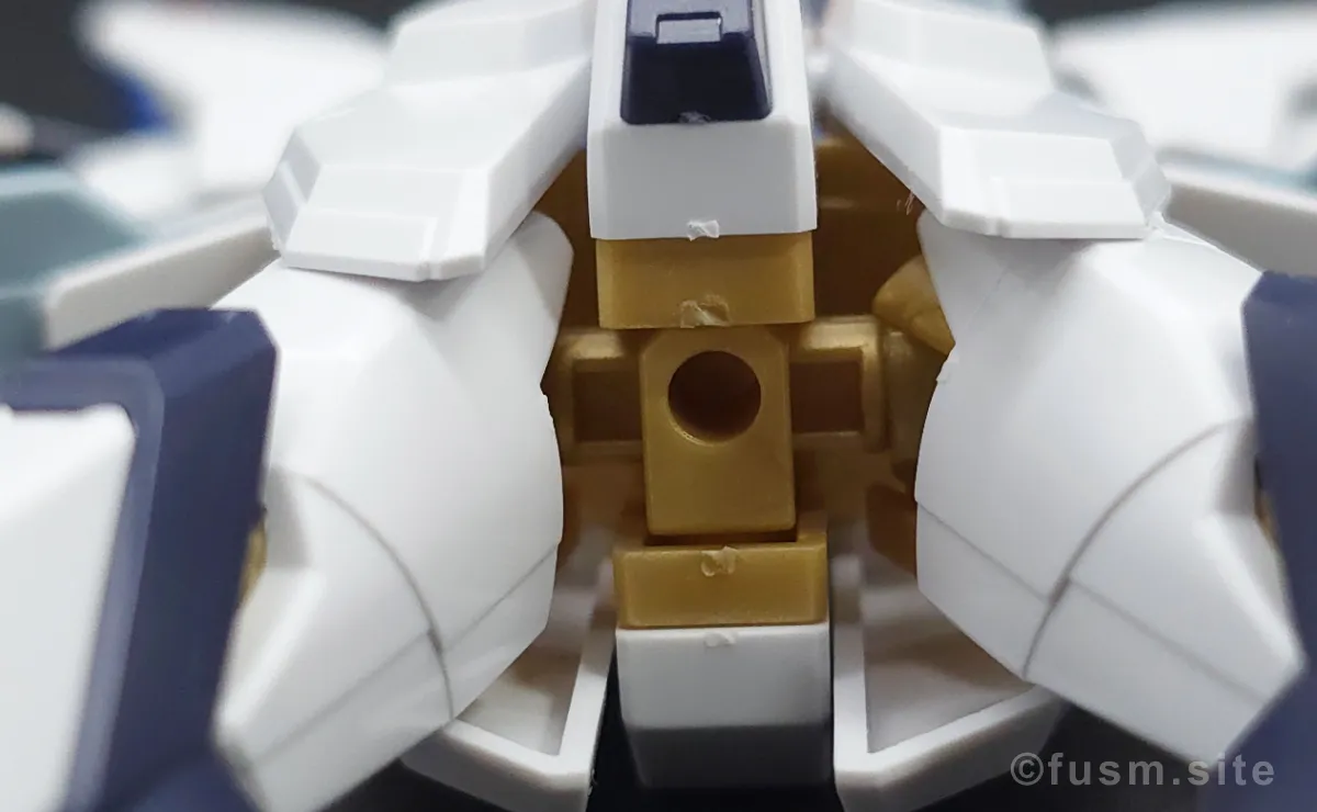 HGCE ストライクフリーダムガンダム レビュー 胴体ディテール 05
