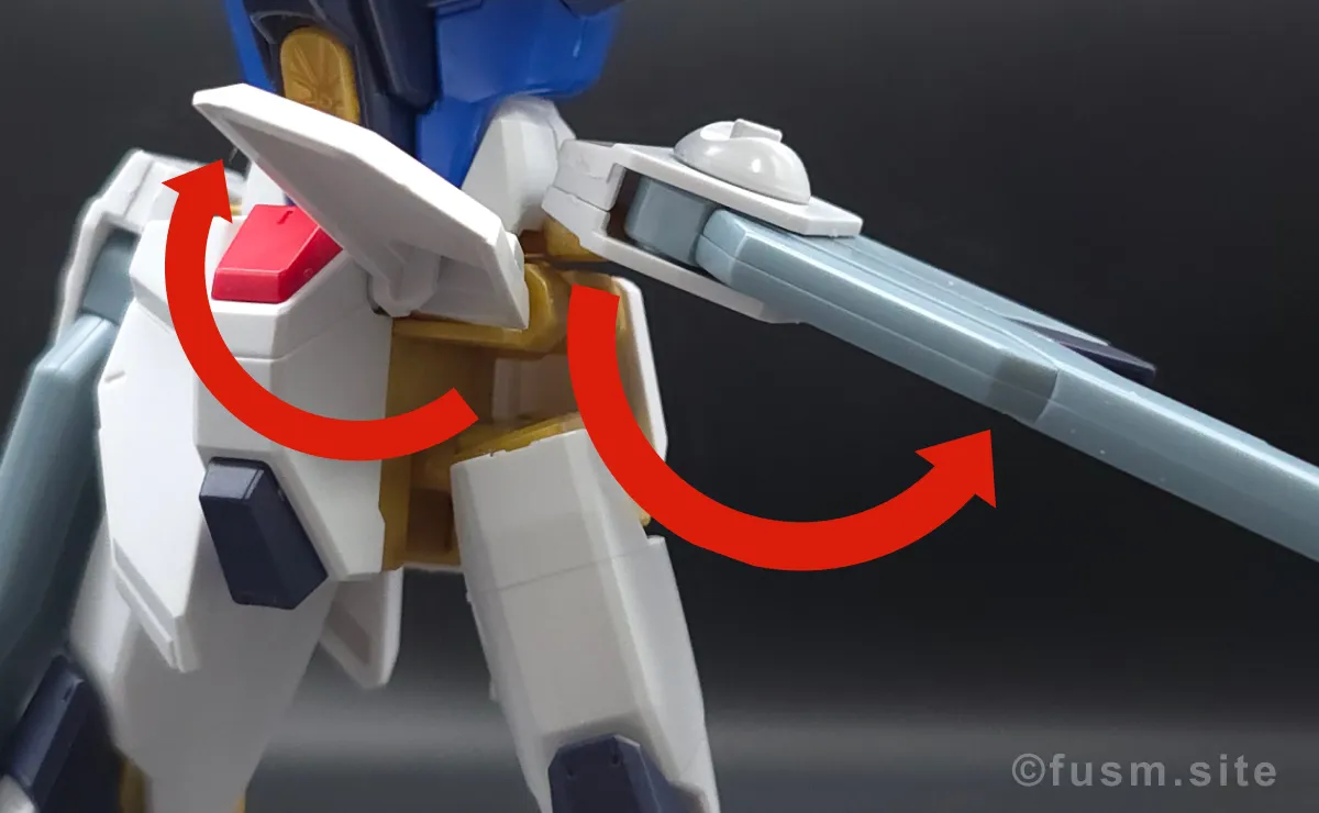 HGCE ストライクフリーダムガンダム レビュー 胴体ディテール 可動域 02