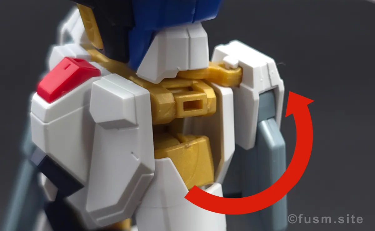 HGCE ストライクフリーダムガンダム レビュー 胴体ディテール 可動域 03