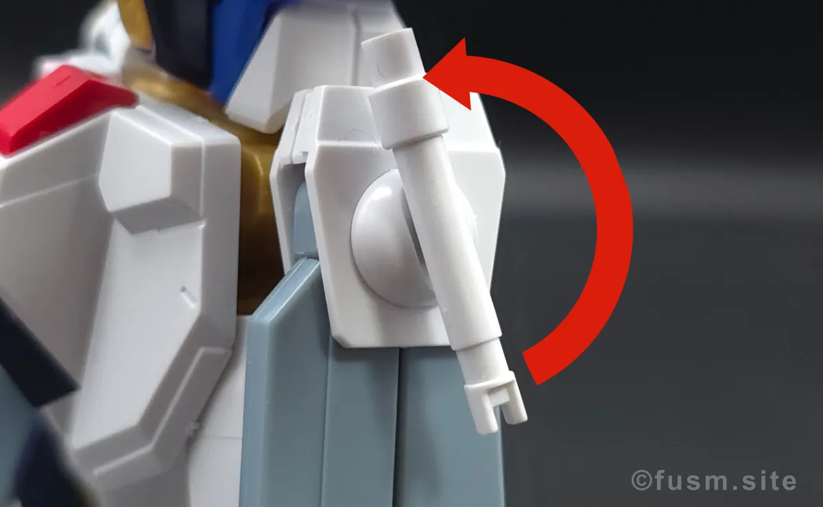 HGCE ストライクフリーダムガンダム レビュー 胴体ディテール 可動域 04
