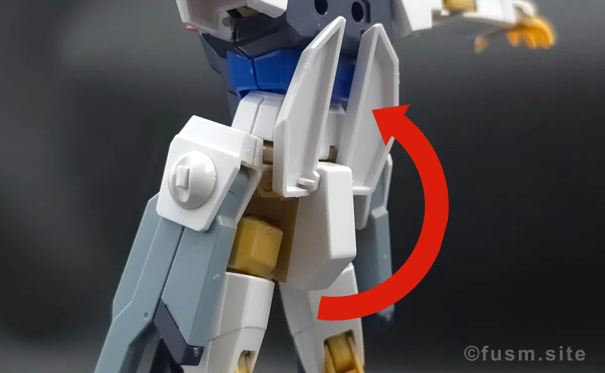 HGCE ストライクフリーダムガンダム レビュー 胴体ディテール 可動域 06