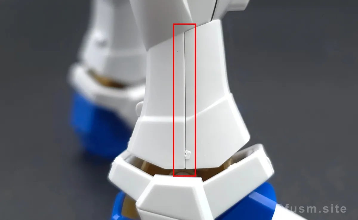HGCE ストライクフリーダムガンダム レビュー 脚部ディテール 合わせ目 01